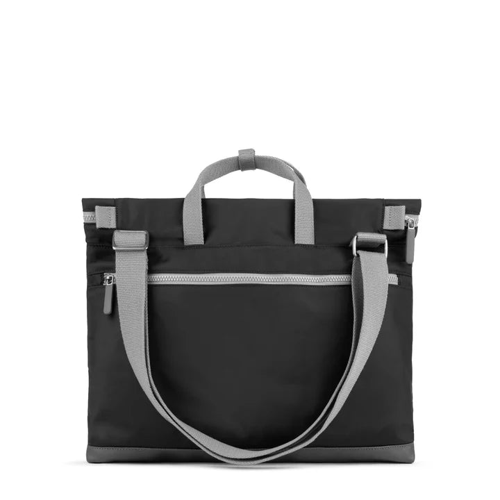 Roka London ‘Blackfriars M’ Black Recycled Nylon (Large)
