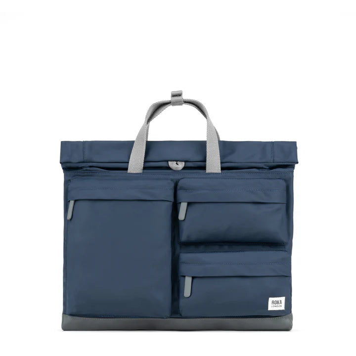 Roka London ‘Blackfriars M’ Midnight Recycled Nylon (Large)