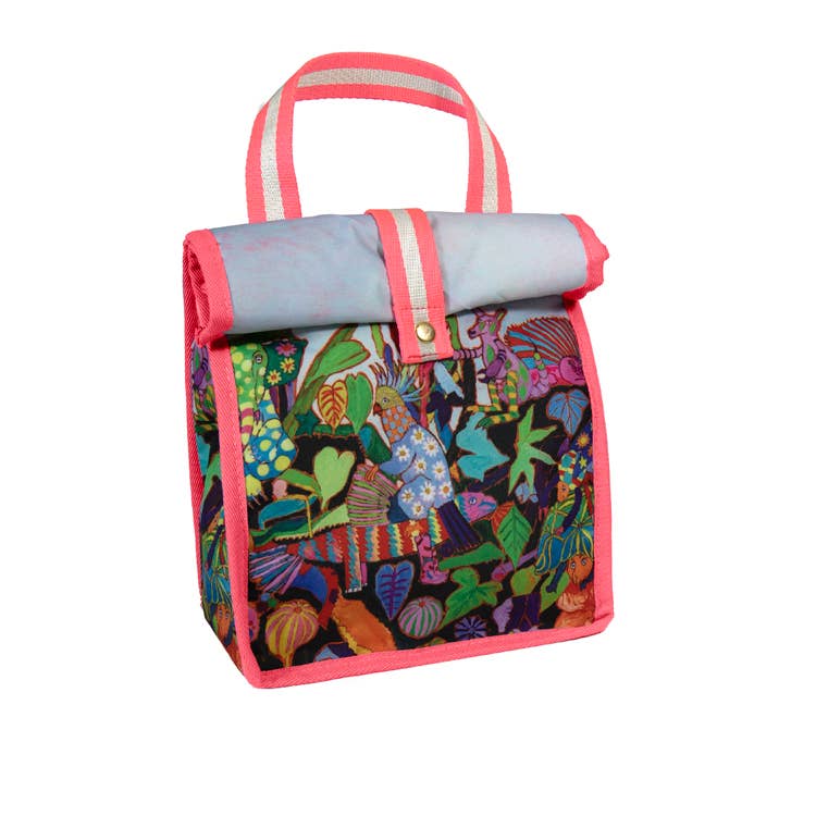 Arthouse Unlimited- Insulated Lunch Bag - COLOURFUL GARDEN