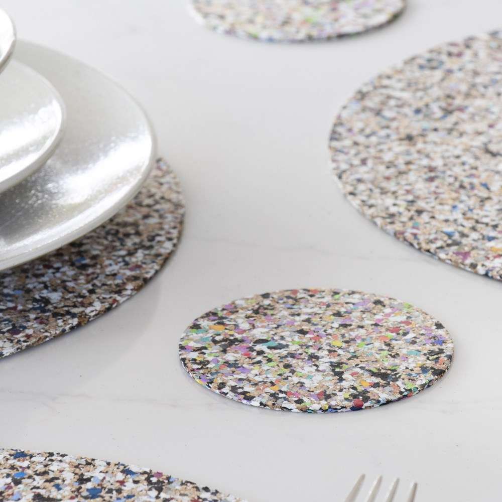Eco Recycled Coasters | Beach Clean - Round