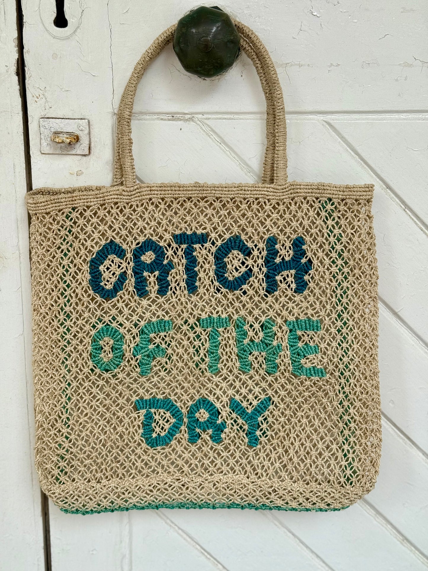 The Jacksons Catch of the Day Jute Bag Natural