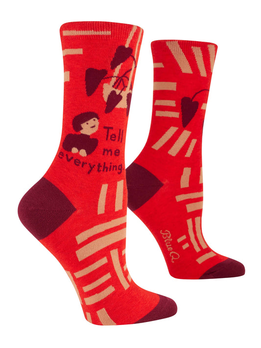 Tell Me Women’s Crew Socks