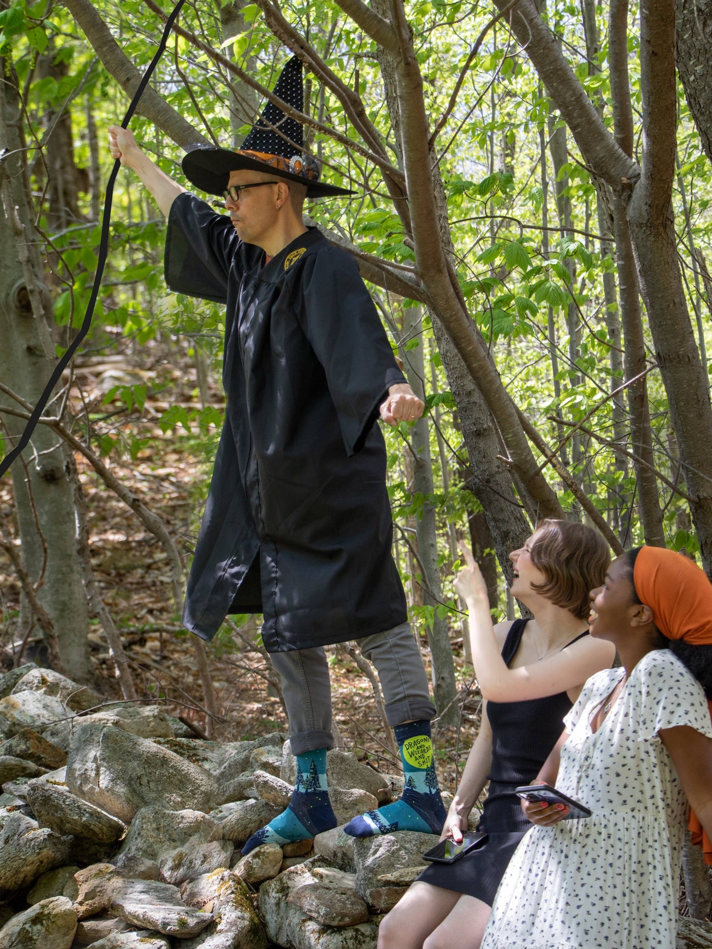 Dragons & Wizards & Shit Men's Socks