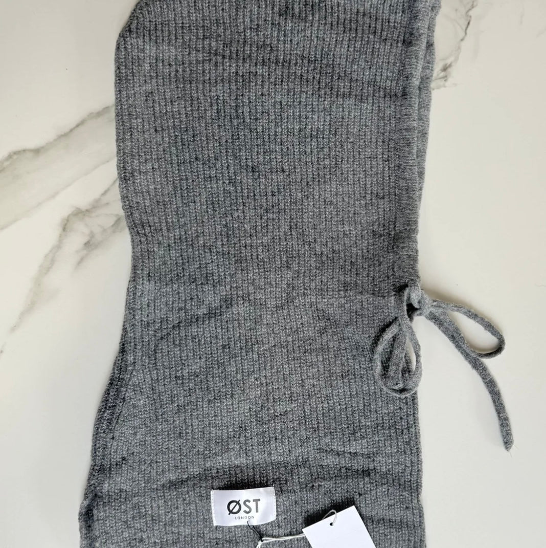 Øst cashmere mix hood grey