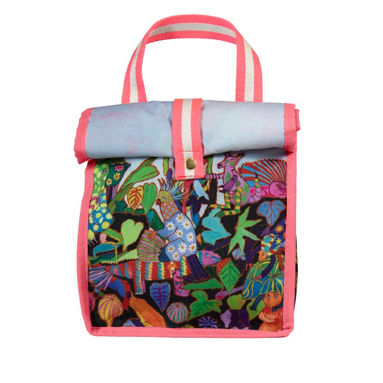 Arthouse Unlimited- Insulated Lunch Bag - COLOURFUL GARDEN