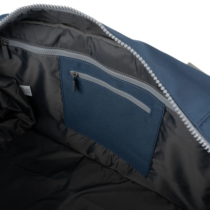 Roka London ‘Gatwick’ Deep Blue Recycled Canvas (Large)