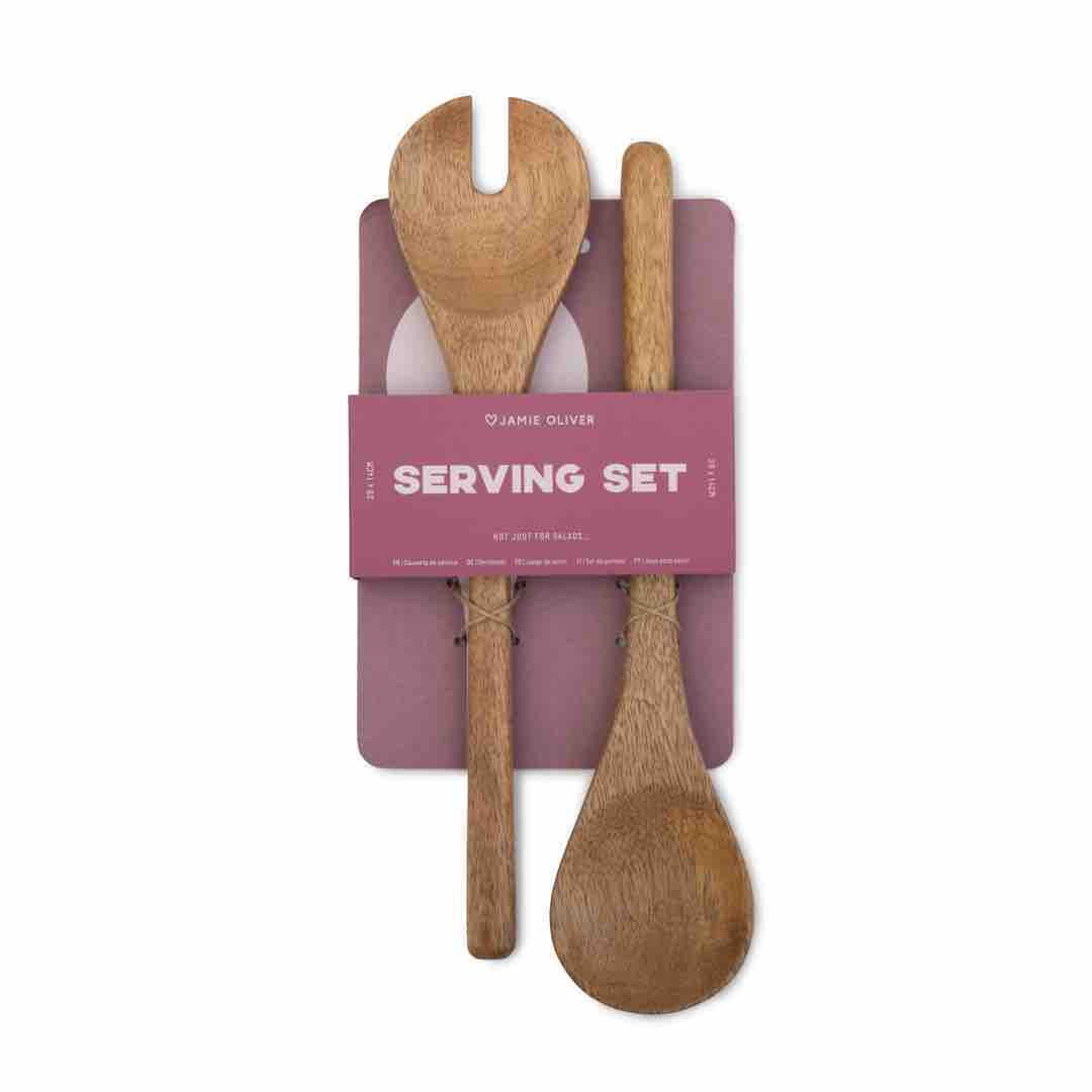 Jamie Oliver Big Love Mango Wood Serving Set