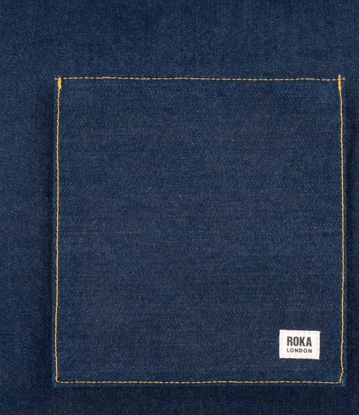 Portabello denim dark tote