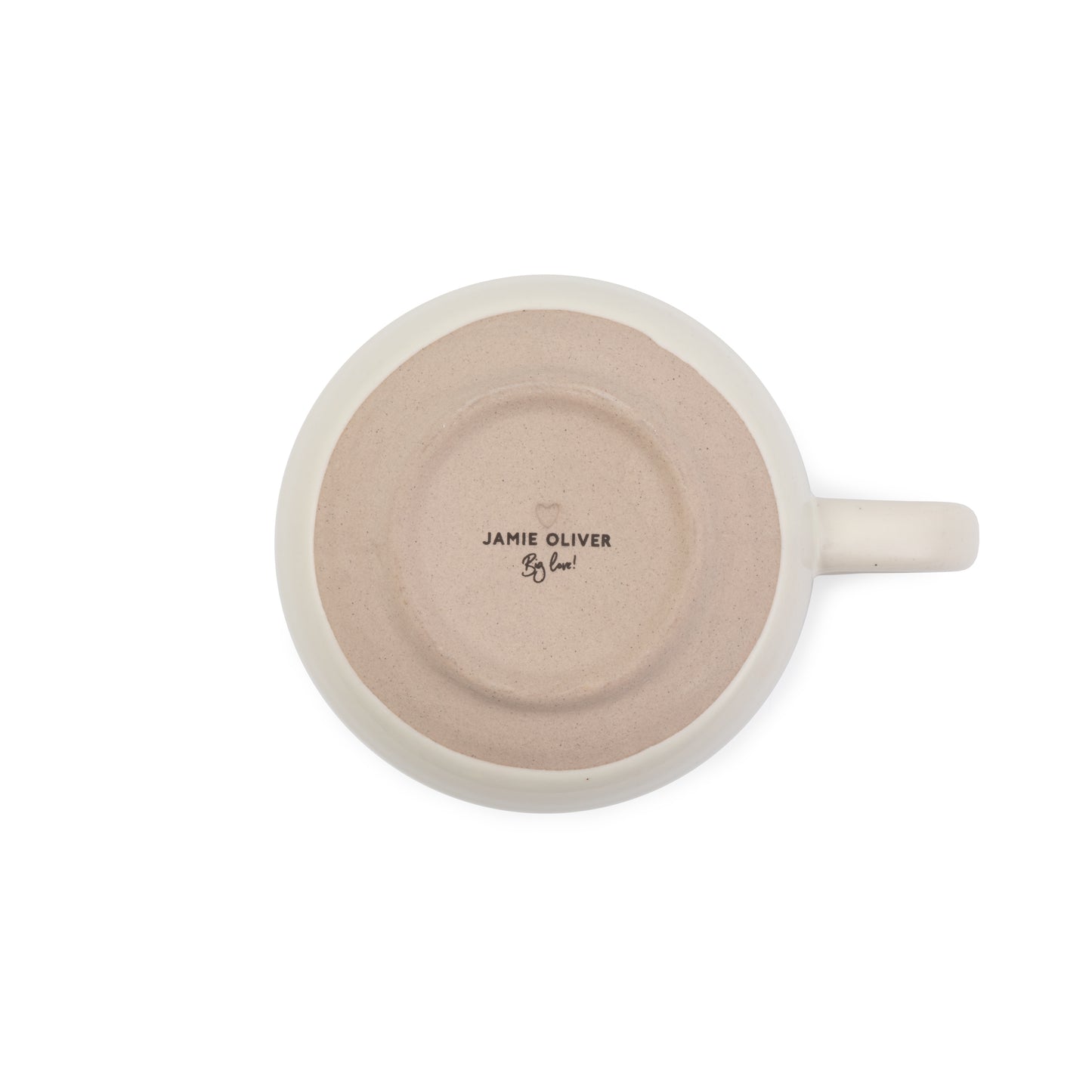Jamie Oliver Big Love Stoneware 375ml Cosy Cuppa Mug White