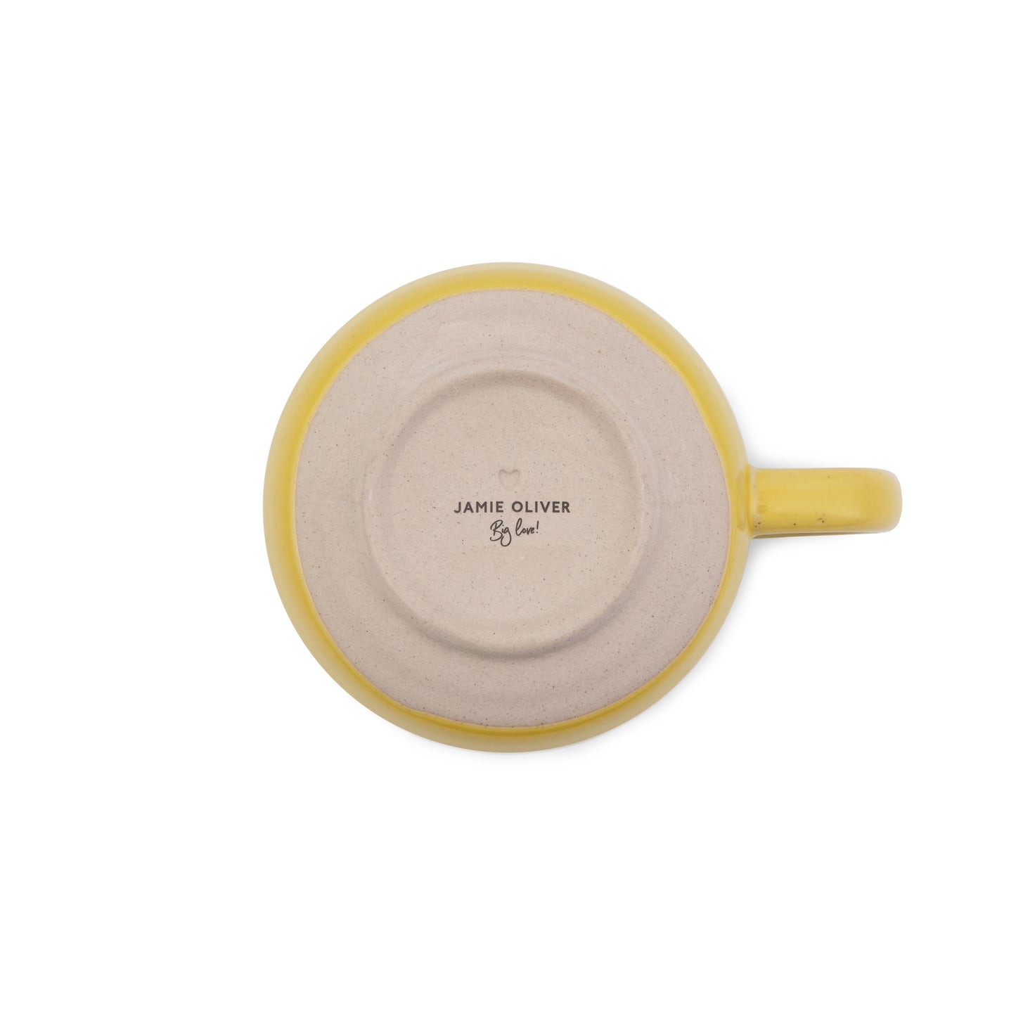 Jamie Oliver Big Love Stoneware 375ml Cosy Cuppa Mug Yellow