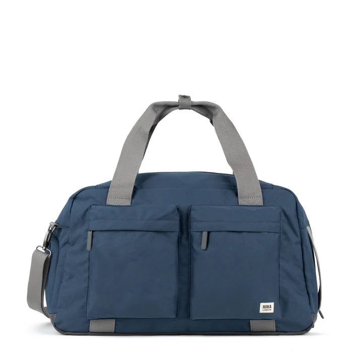 Roka London ‘Gatwick’ Deep Blue Recycled Canvas (Large)
