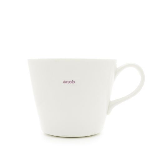 Snob Bucket Mug by Keith Brymer Jones