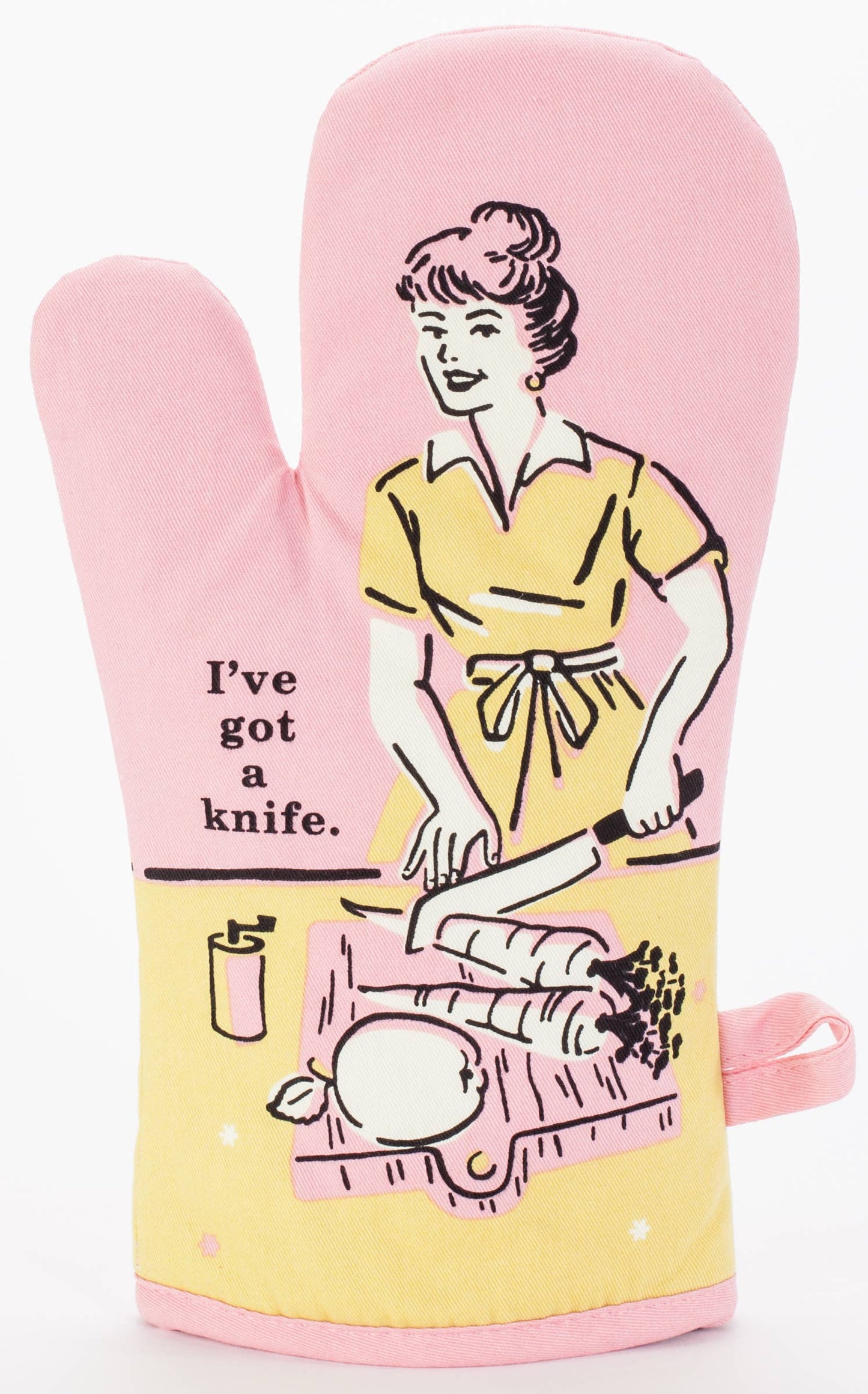 I’ve Got a Knife Oven Mitt by Blue Q