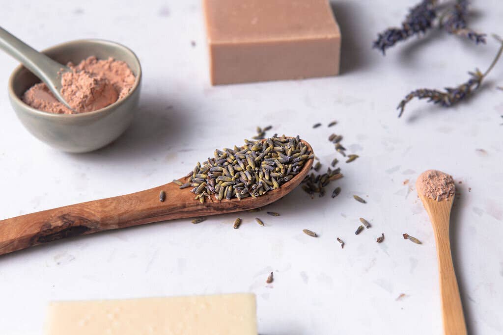 Three Flowers + Clay Soap - Vegan, Cruelty Free