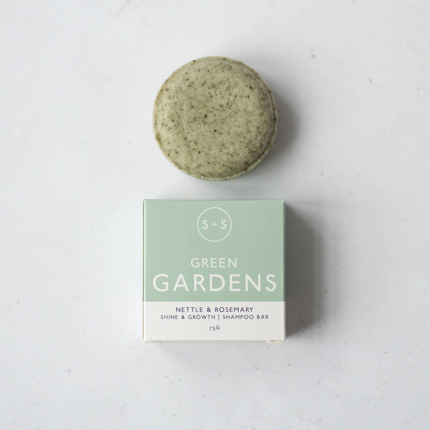 Green Gardens - Nettle & Rosemary Shampoo Bar 75g
