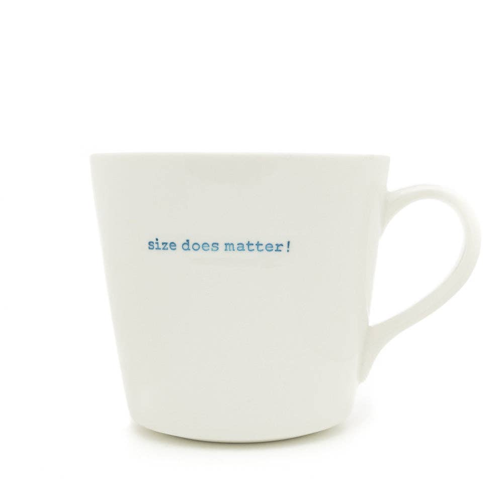 Keith Brymer Jones Large Mug 500ml - size does matter! (blue)