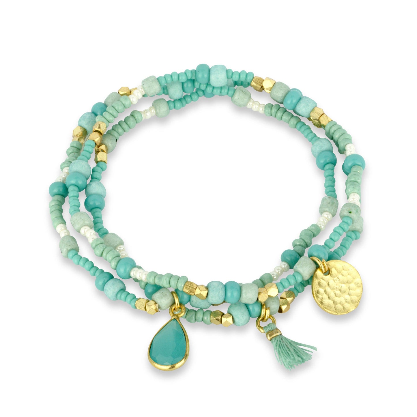 Luana Bracelet Set Aqua