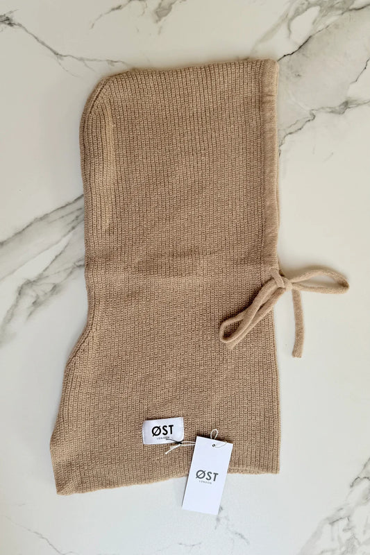 Øst Cashmere Hood Taupe