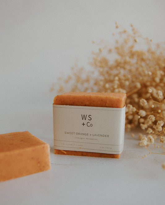 Sweet Orange + Lavender Soap - Vegan, Cruelty Free