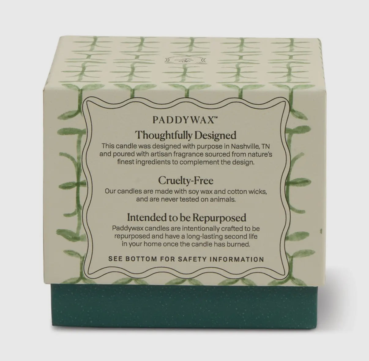 Paddywax Tulip Glass Candle - Verbena & Lemongrass