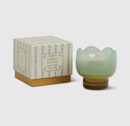 Paddywax Tulip Glass Candle - Wisteria & Willow