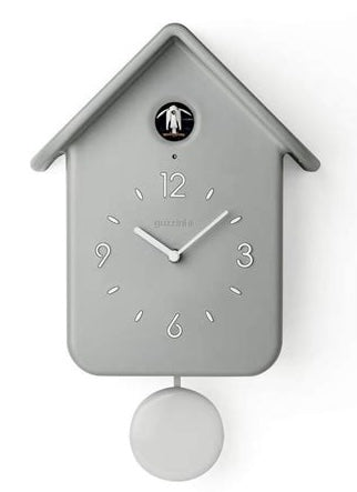 QQ Clock in light grey by Guzzini
