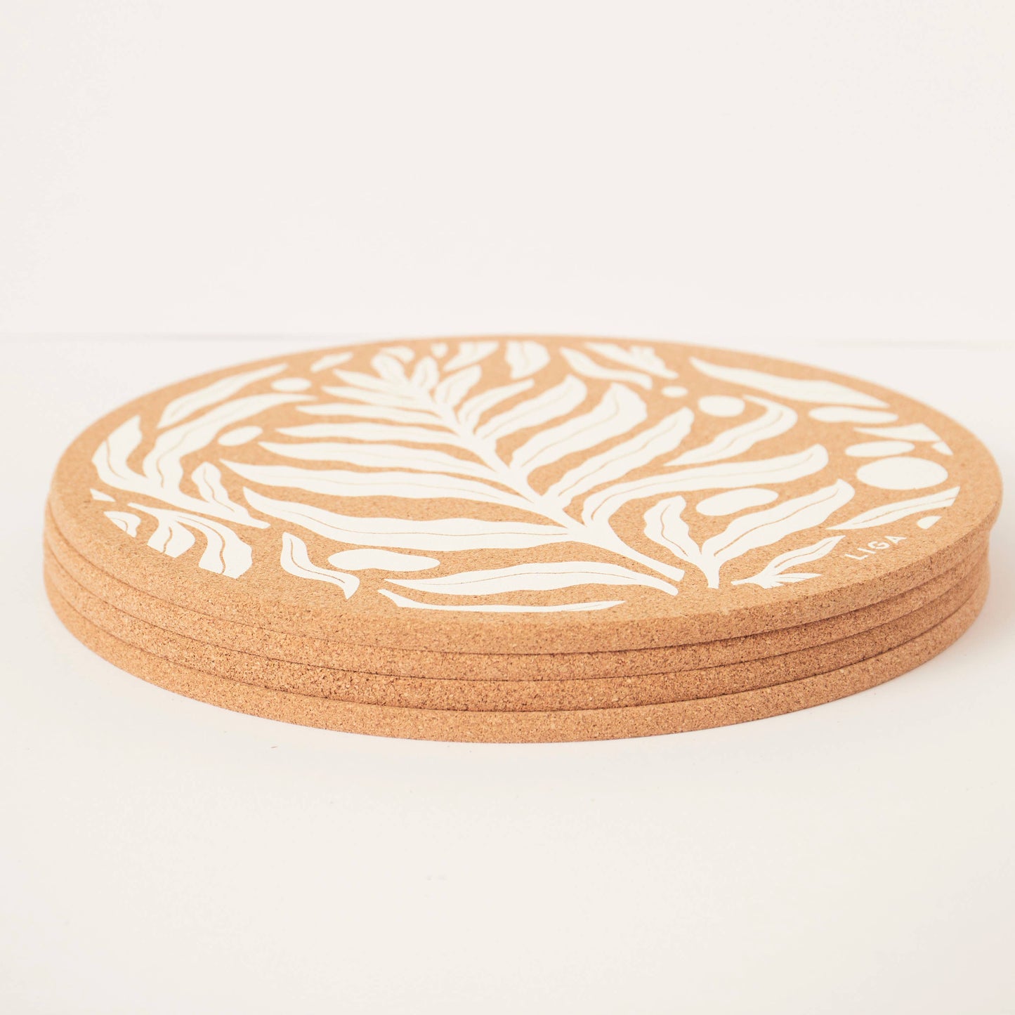 Cork Placemat 30cm - Phytophilia S/4
