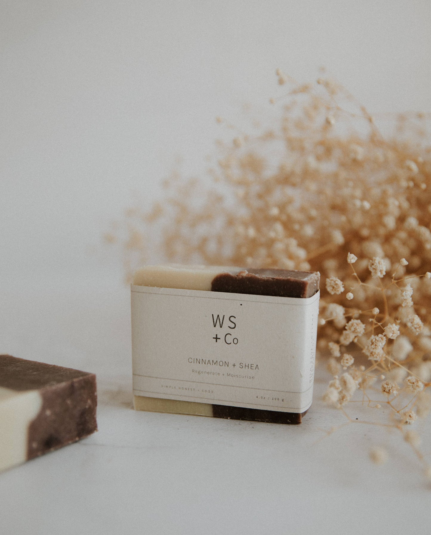 Cinnamon + Shea Soap - Vegan, Cruelty Free + Plastic Free