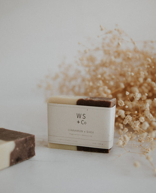 Cinnamon + Shea Soap - Vegan, Cruelty Free + Plastic Free