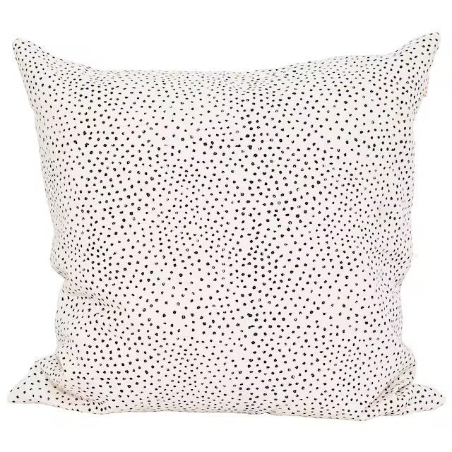 FLECK Cushion 50x50, whi/bla