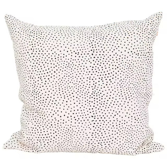 FLECK Cushion 50x50, whi/bla