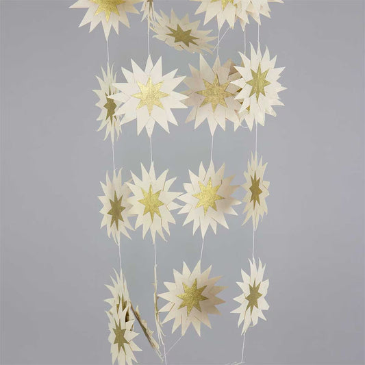 FALLING STAR Girlang, offwhite/gold