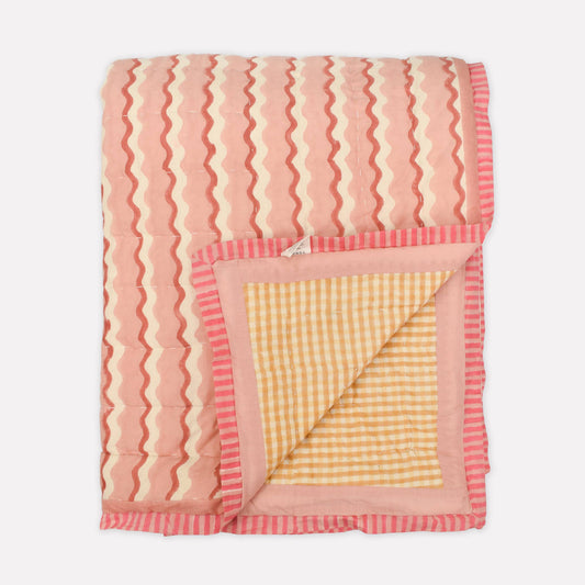 Organic Cotton Quilt | Wiggle | Floss