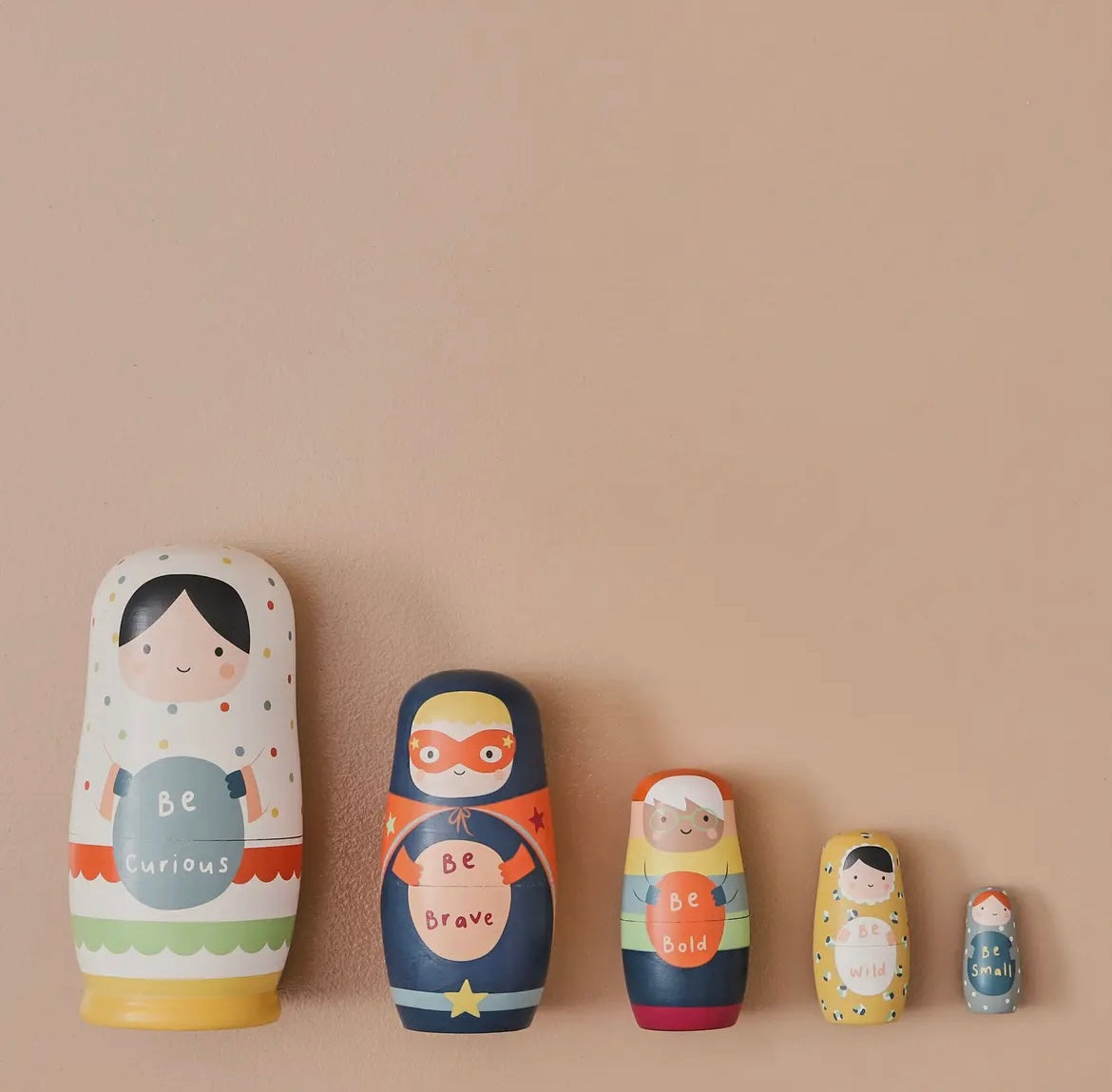 Wooden nesting dolls