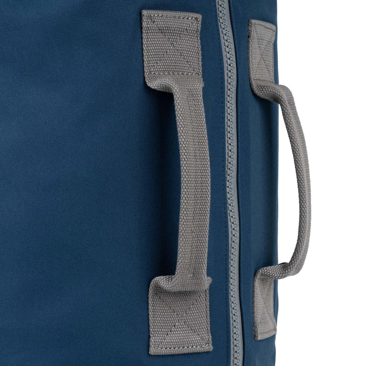 Roka London ‘Heathrow’ Deep Blue Recycled Canvas