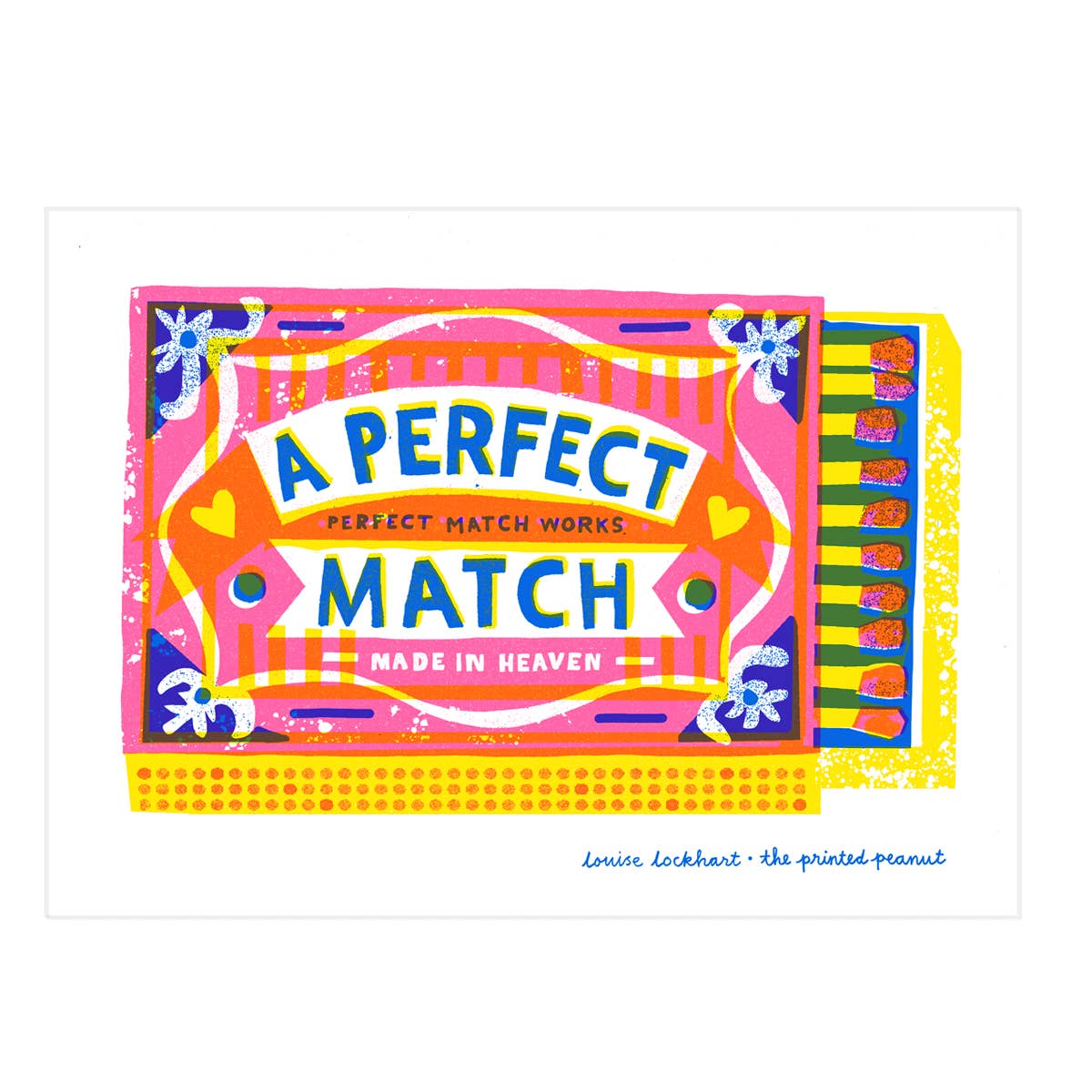 A4 Perfect Match Risograph Art Print