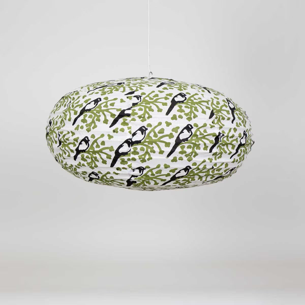 Pica Pica oval lampshade by A World of Craft