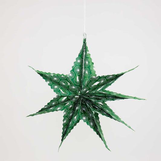 SIRIUS DANDELION Star, green, white