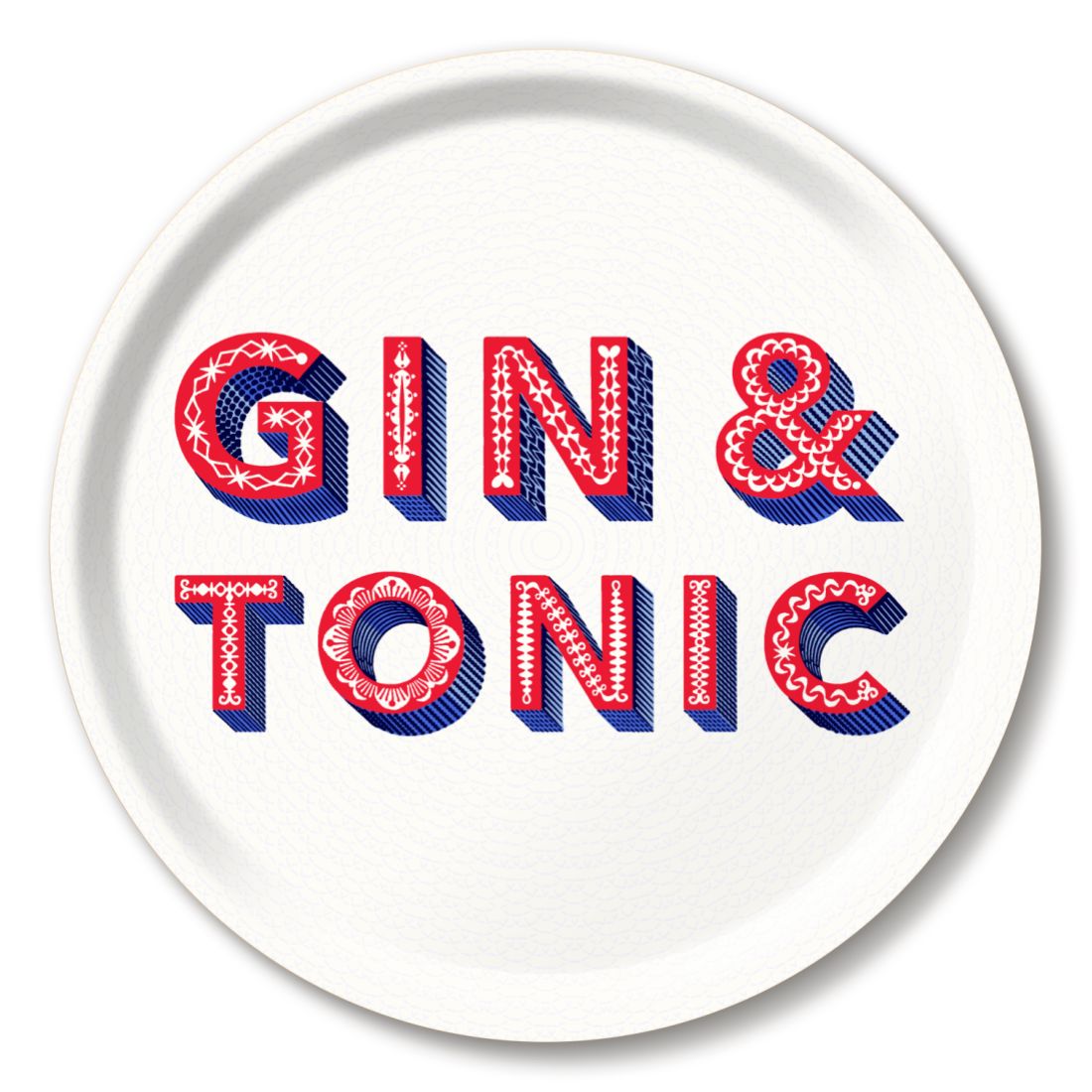 ‘Gin & Tonic’ Tray - White
