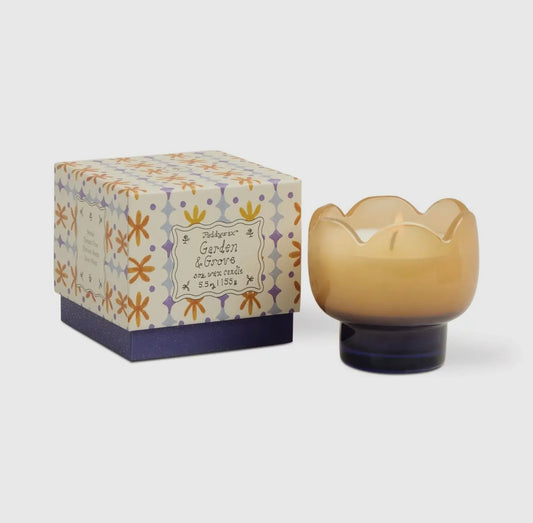Paddywax Tulip Glass Candle - Garden & Grove