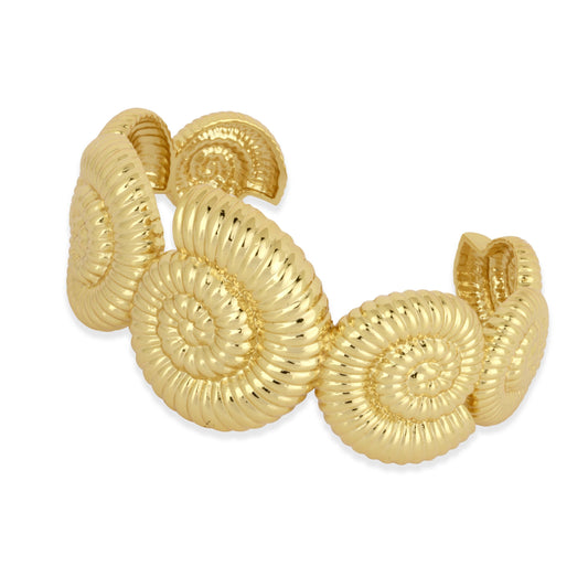 Ocean Shores Cuff Gold