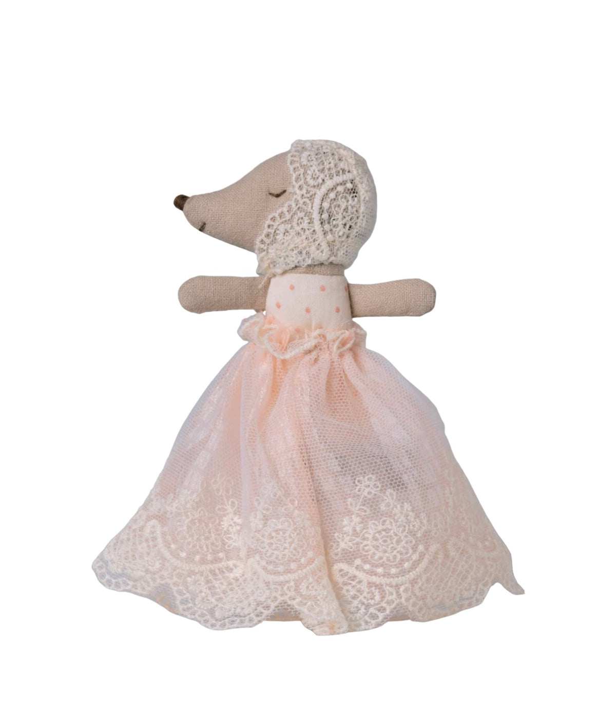 Baby mouse in gown by Maileg