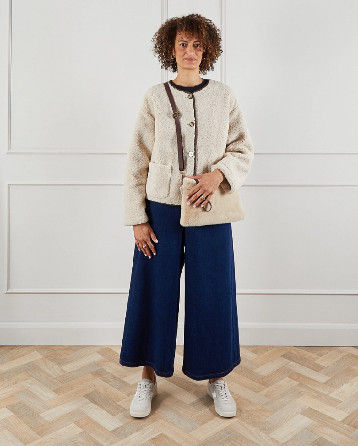 Agnes Sherpa jacket by Chalk