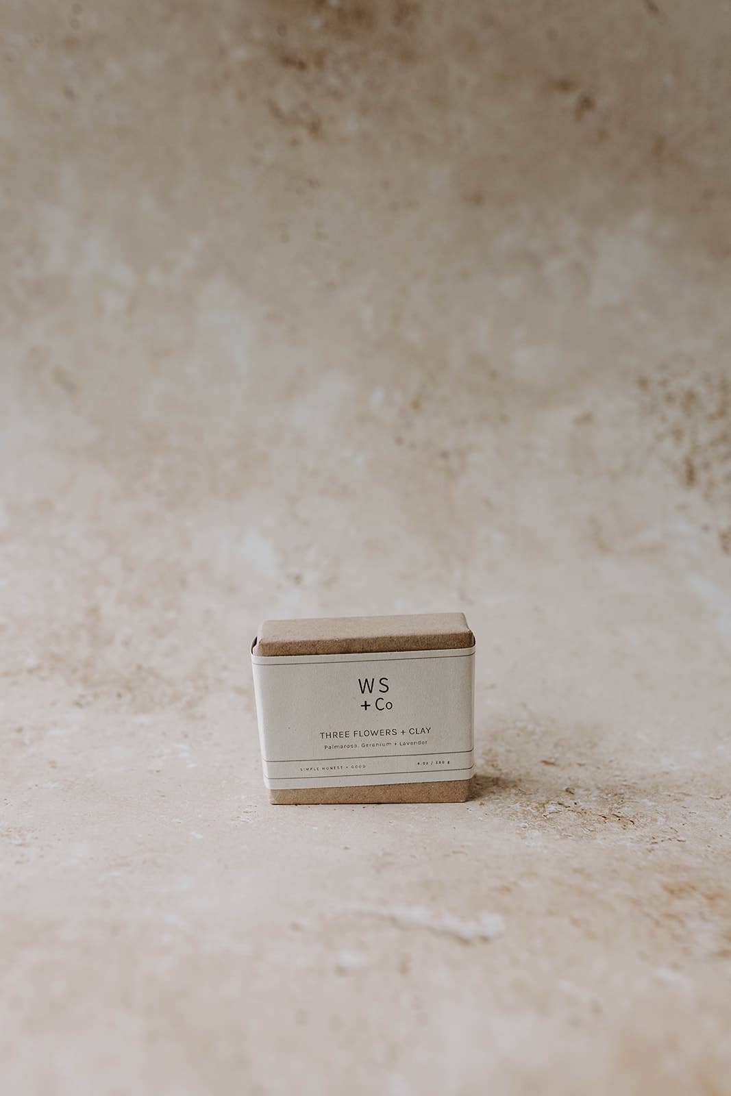 Three Flowers + Clay Soap - Vegan, Cruelty Free