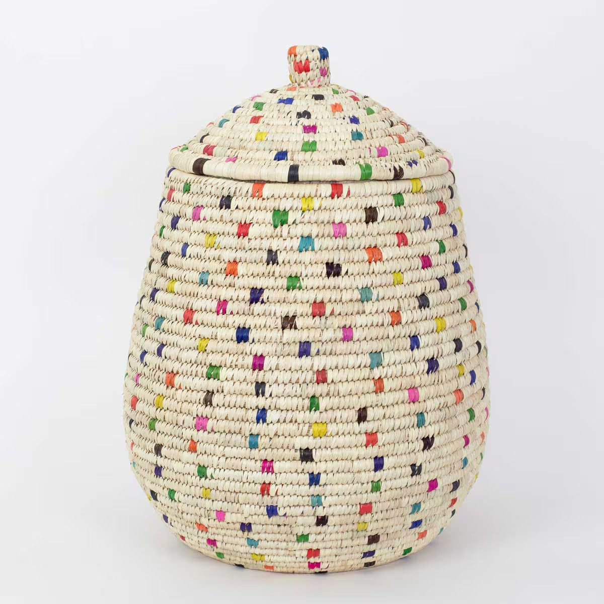 Palm laundry basket multi coloured