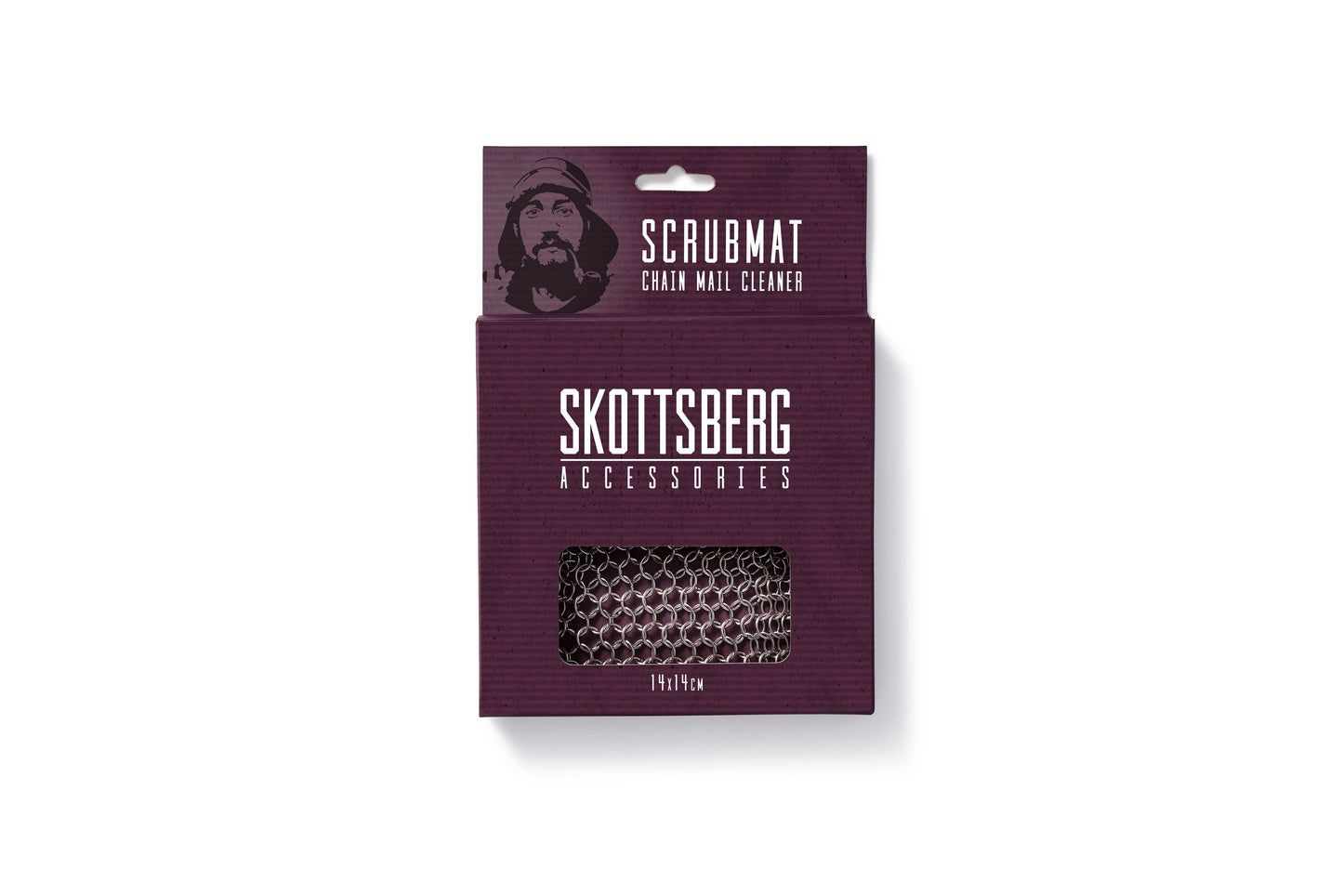 Skottsberg Chain mail cleaner 14x14 cm