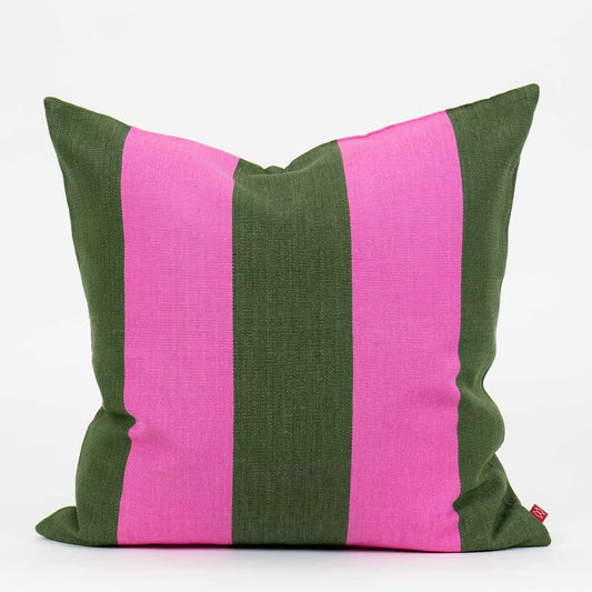 FIFI Cushion 50x50, green/pink