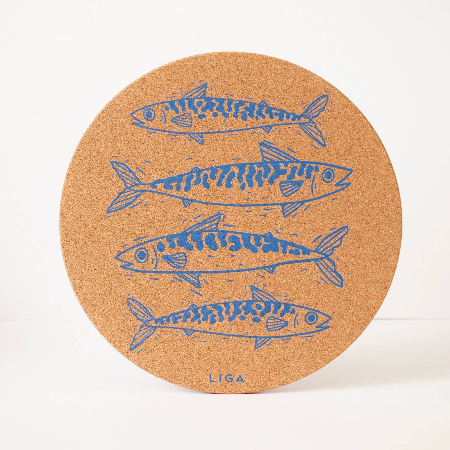 Cork Placemat 30cm - Mackerel S/4