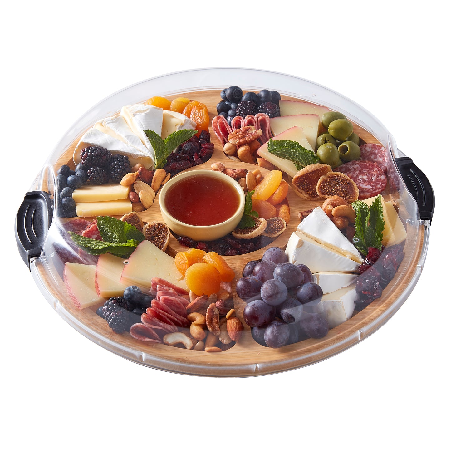 Farberware Build-a-Board Bamboo Divided Serving Board, 35.5CM