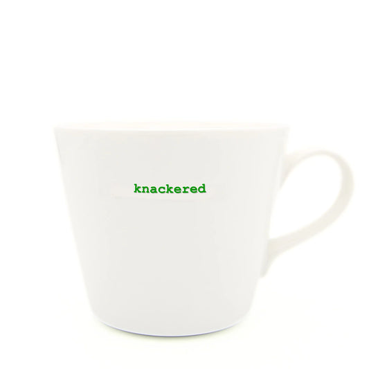 Knackered Bucket Mug by Keith Brymer Jones